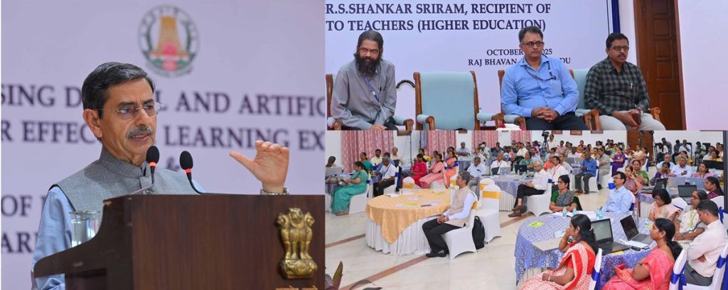Event hosted in raj Bhavan Tamil Nadu where Edwisely powered SASTRA.ai was presented